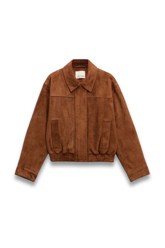 Suede Bomber Jacket