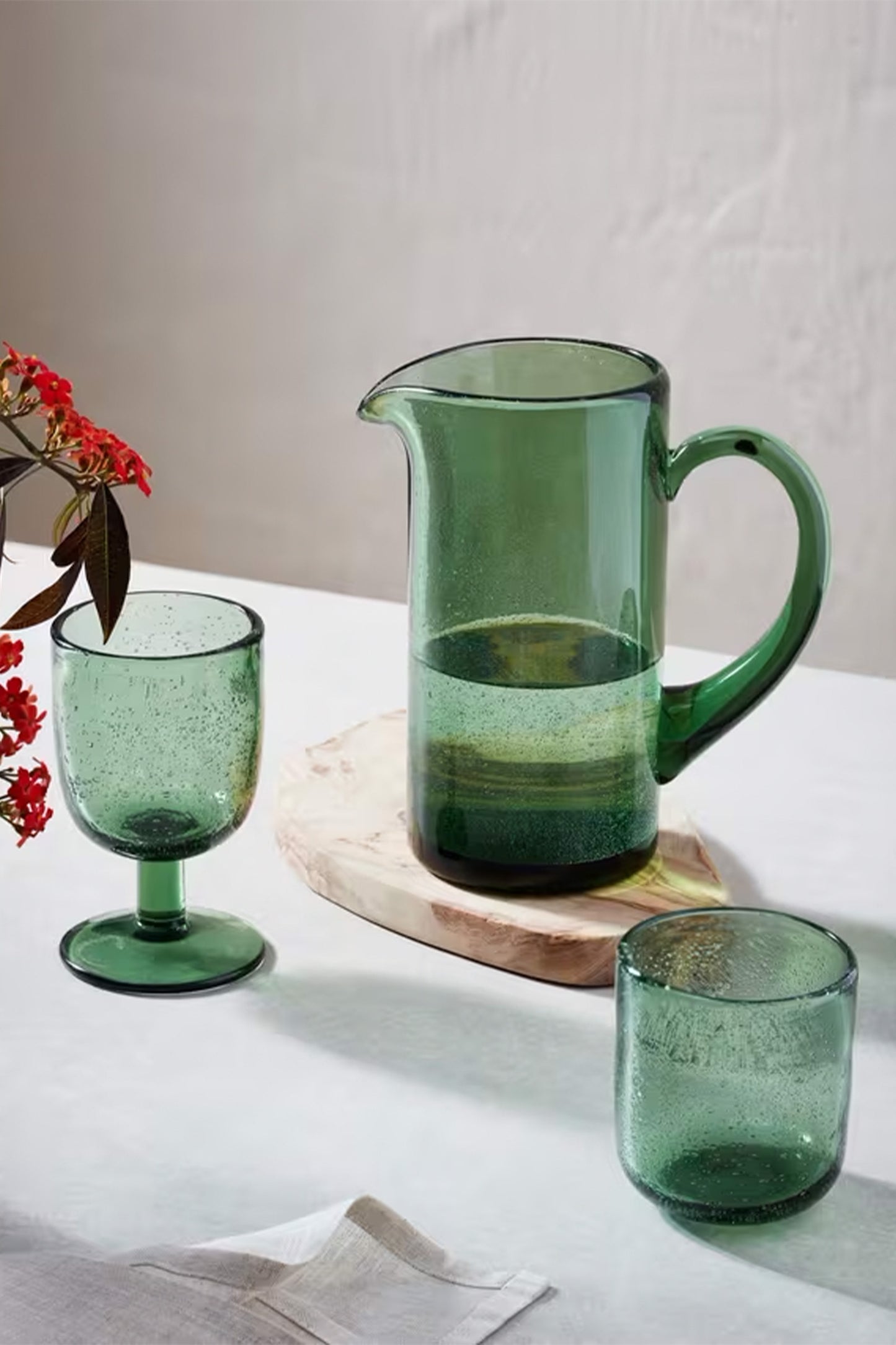 Bubble Glass Jug, 1.1L