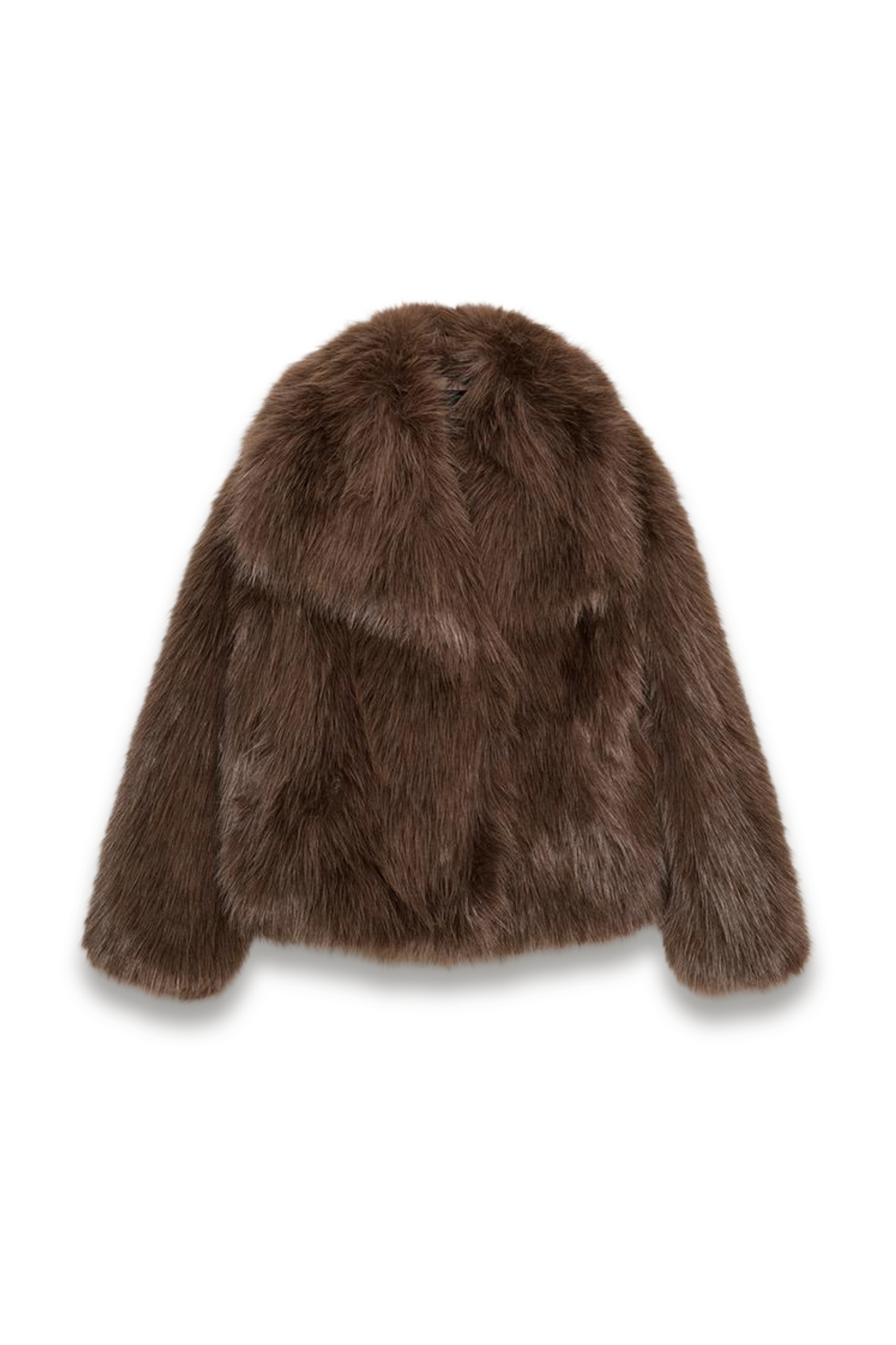 Short Faux Fur Coat ZW Collection