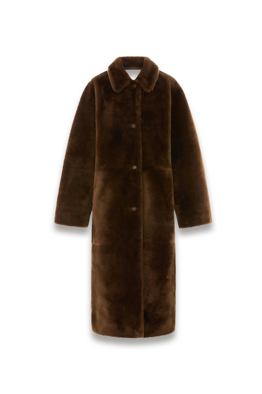 Rafella Shearling Fur Coat