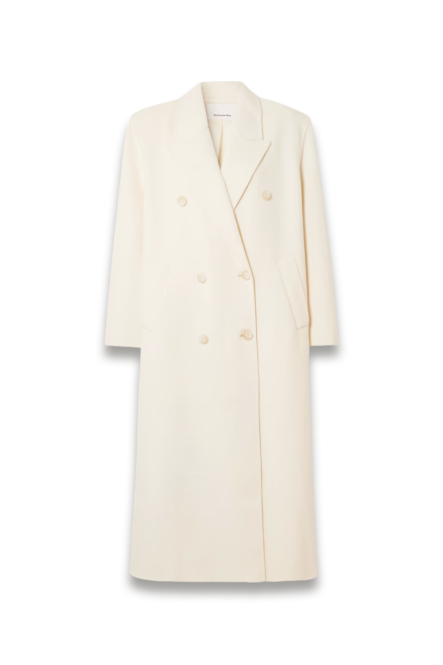Gaia Double-breasted Wool-blend Coat
