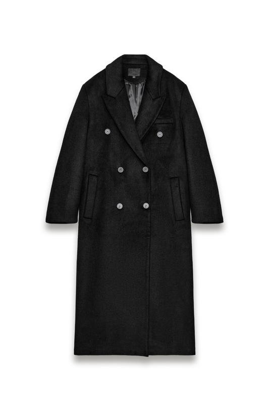 Extra-long Wool-blend Coat