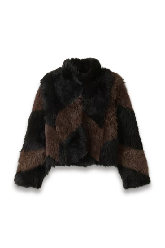 Luxe Patchwork Coat