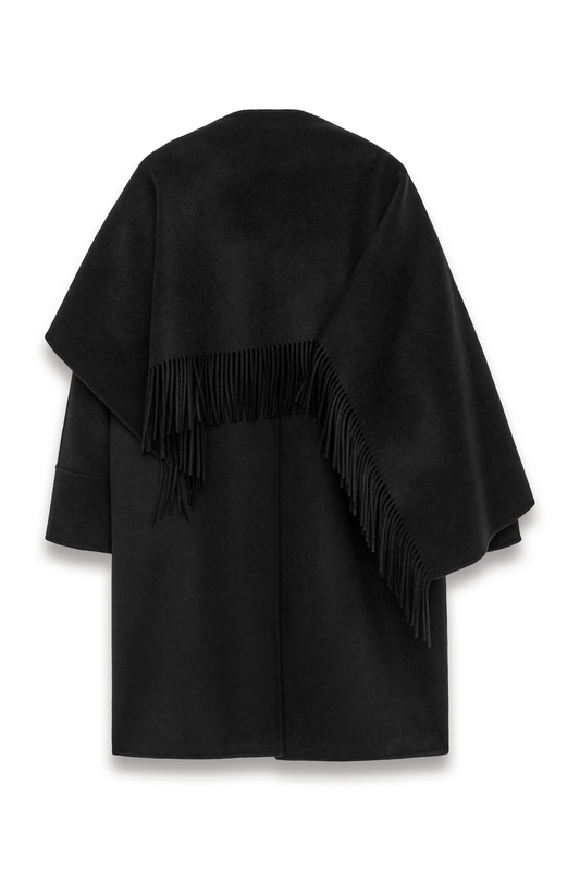 Doublé Wool-blend Cape Coat