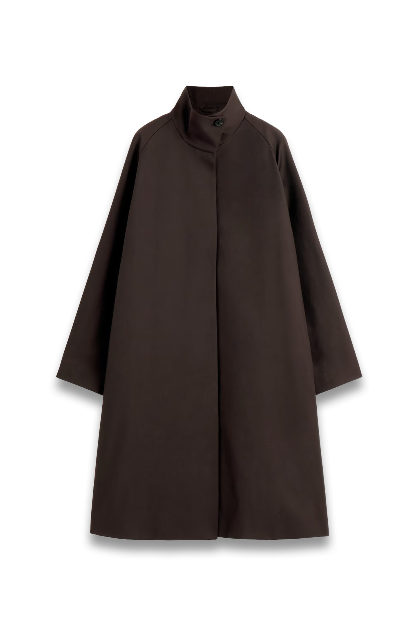 Oversized Funnel-neck Coat