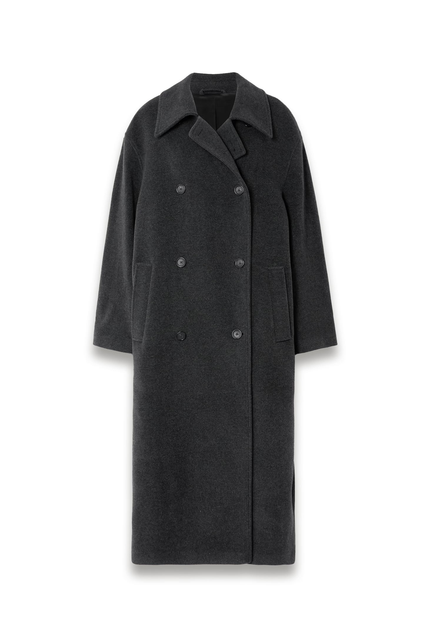 Shield Oversized Double-breasted Wool-blend Coat