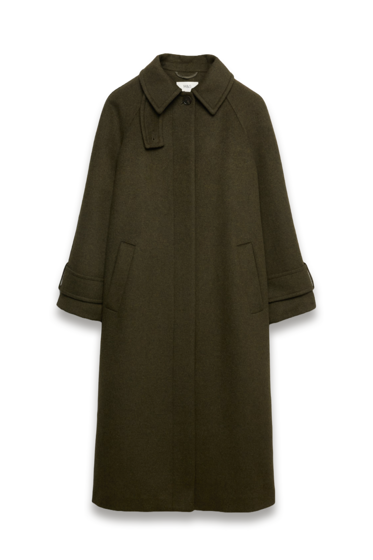 Wool Blend Car Coat