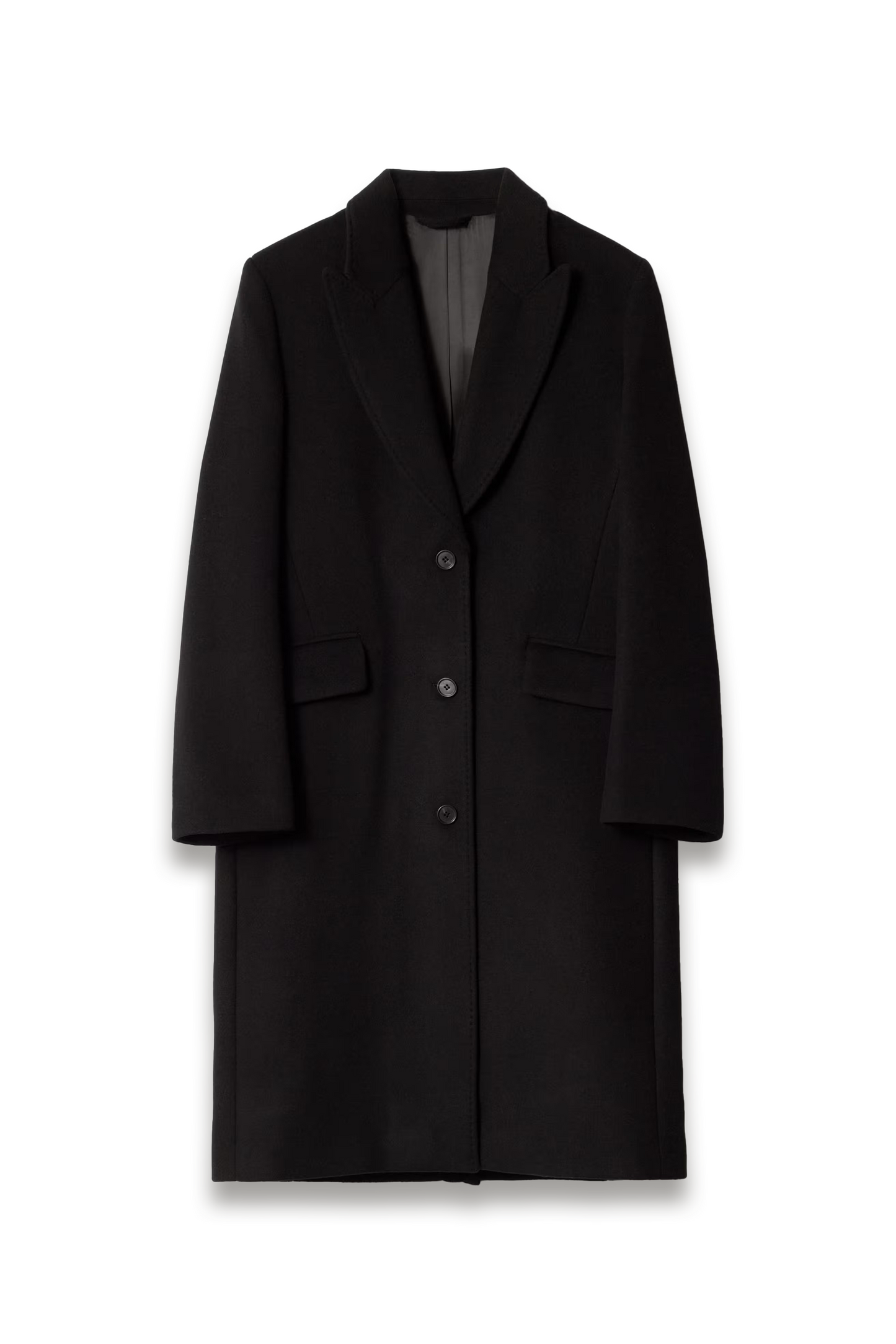 Tailored Single-breasted Coat
