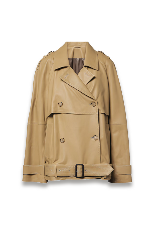 Oversized Leather Jacket