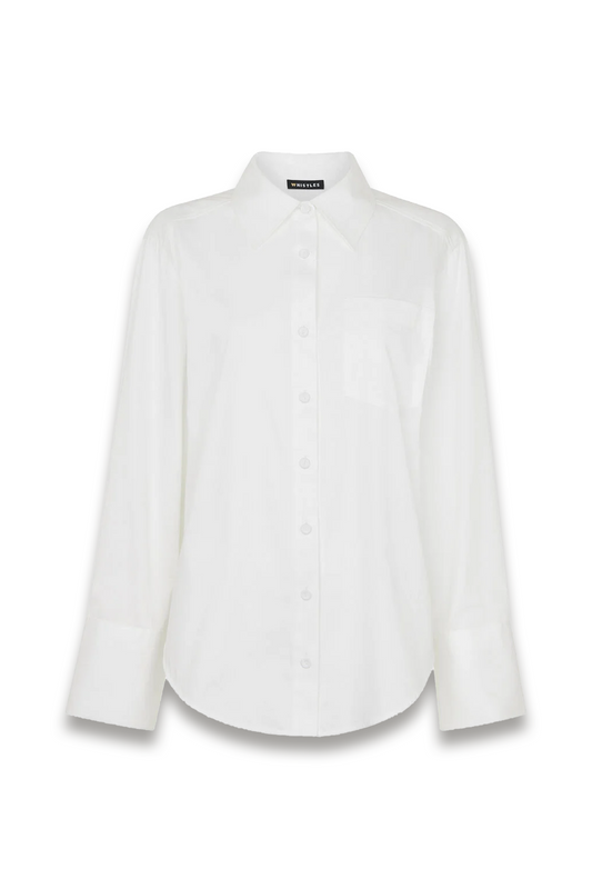 White Serena Cotton Shirt