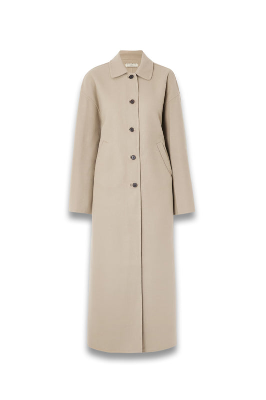 Constance Herringbone Wool-blend Coat