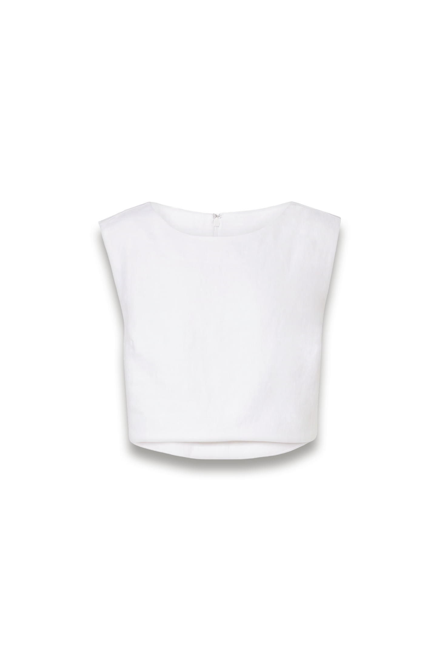 Martina Cropped Linen Top