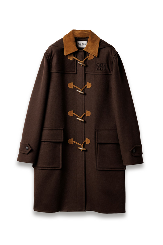 Double Cashmere and Wool Duffle Coat