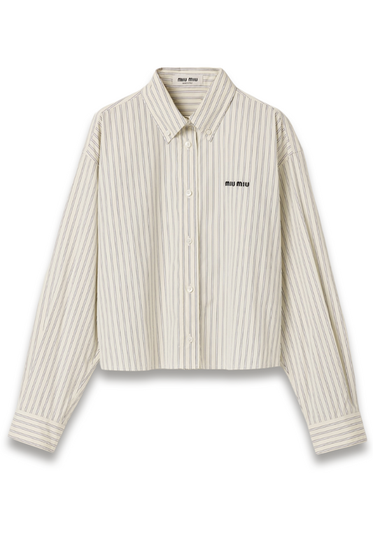 Striped Poplin Shirt