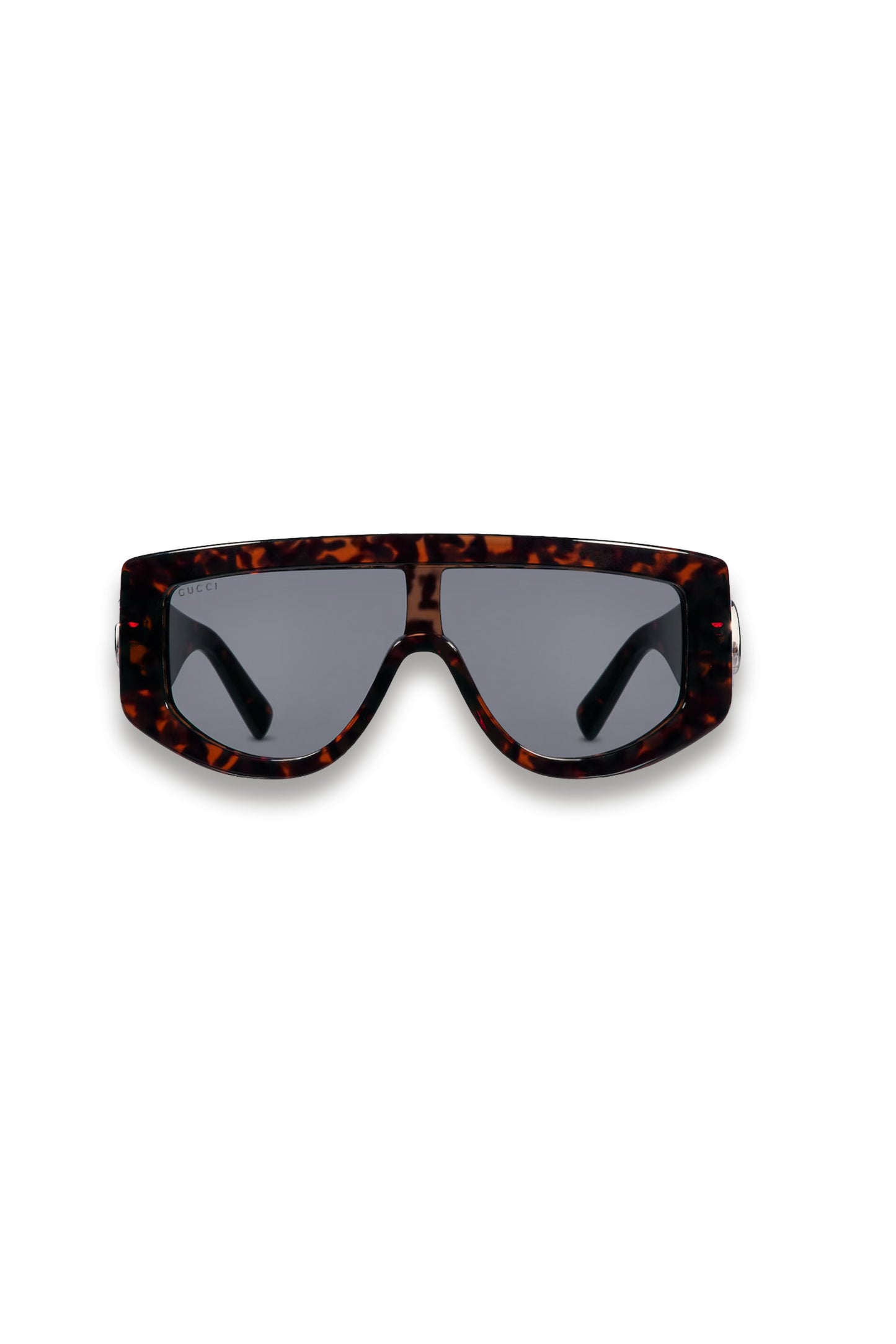 Rectangular-frame Sunglasses in Tortoiseshell