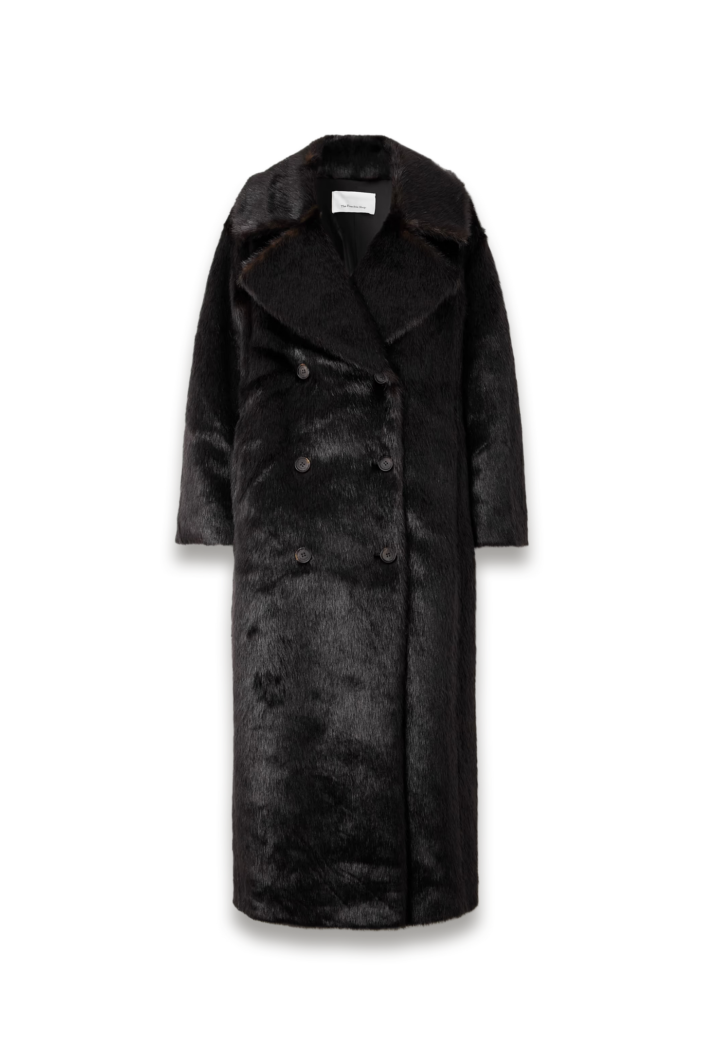 Joni Double-breasted Plush Coat