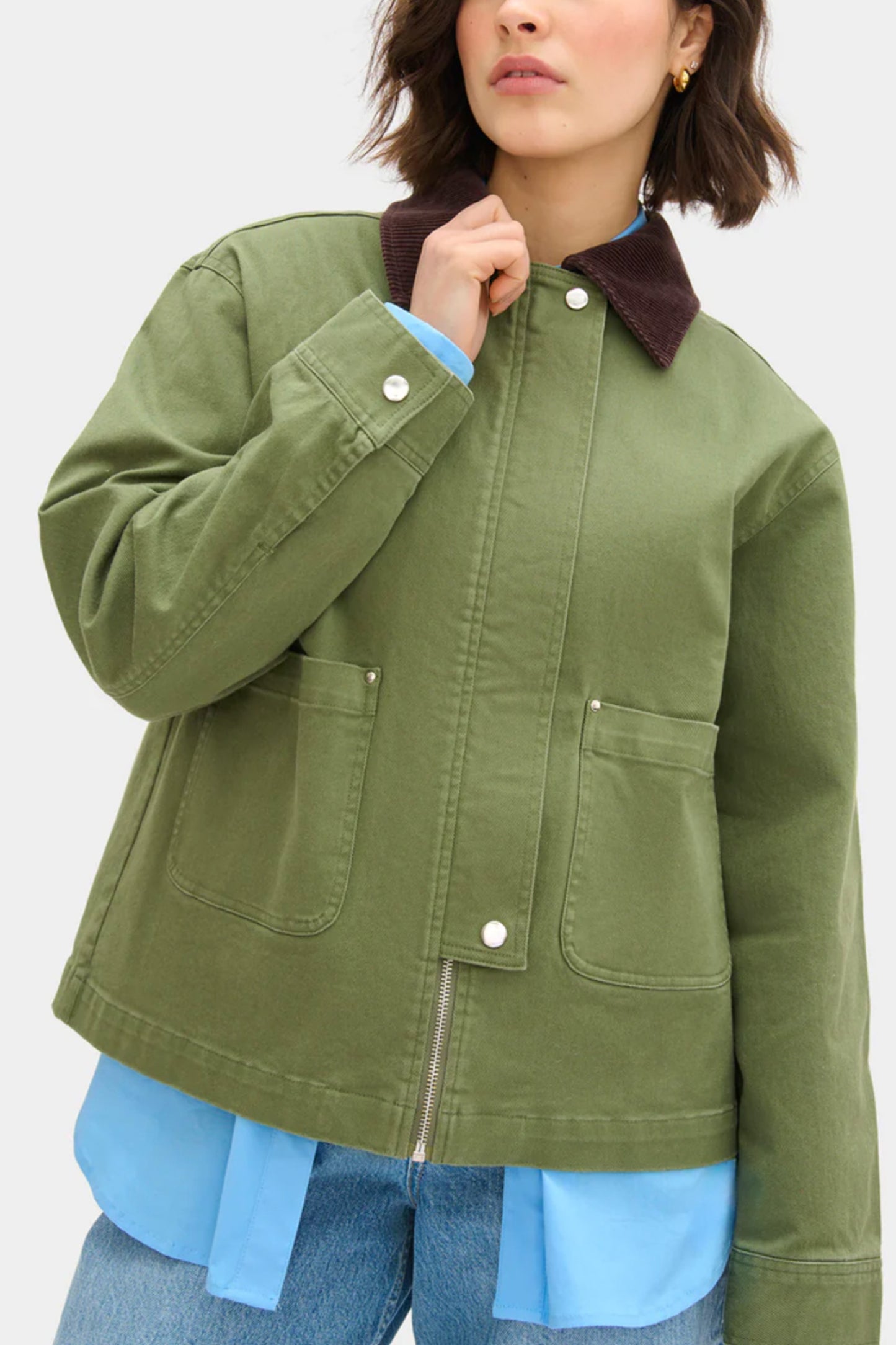 Madi Corduroy Collar Jacket