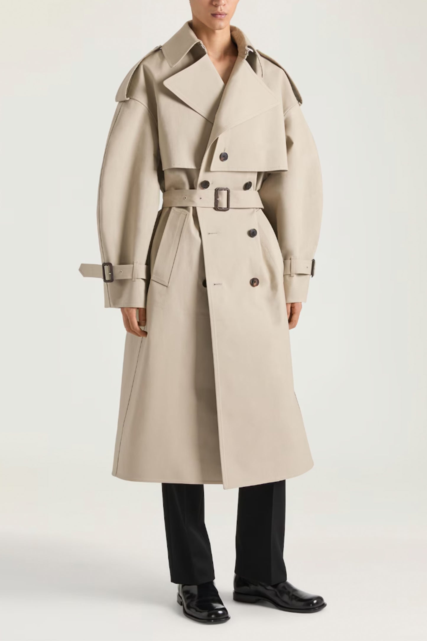 Couture Seam Trench Coat