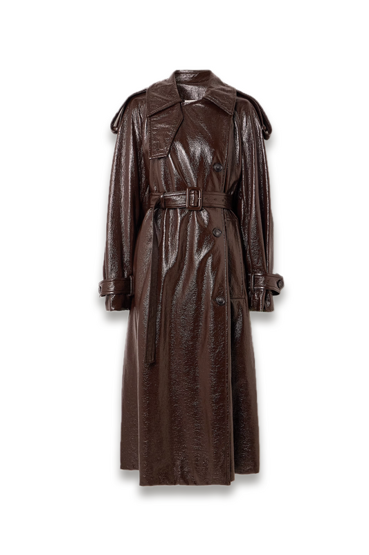 Bairo Coated-Cotton Trench Coat