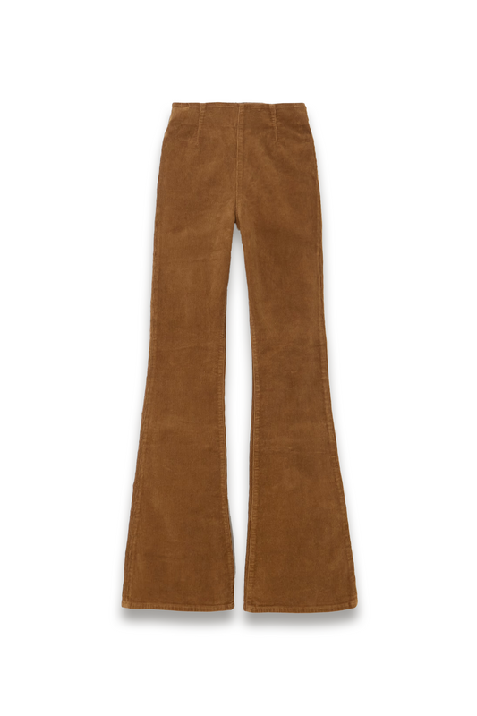 Beverly Stretch-cotton Corduroy Flared Pants