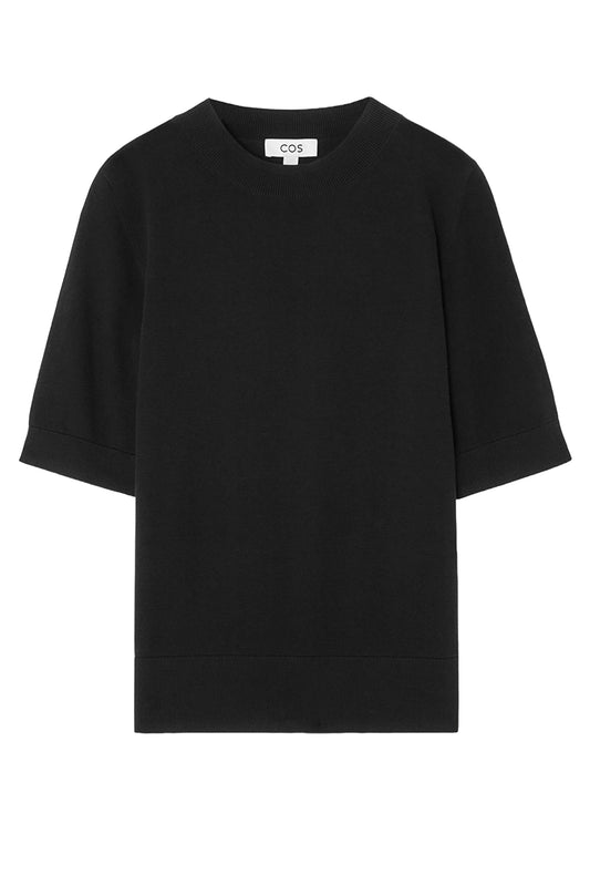 Short-Sleeve Knitted T-Shirt