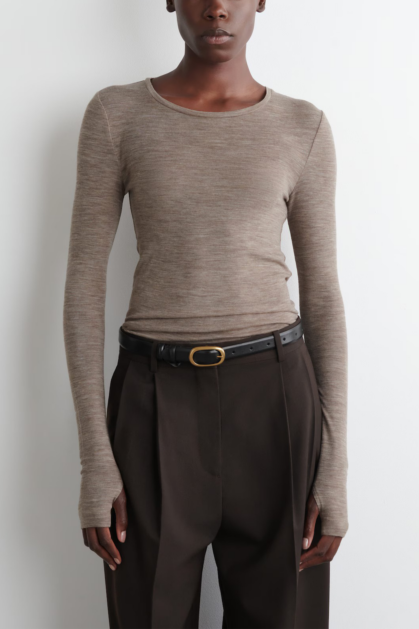Slim Merino Wool Top