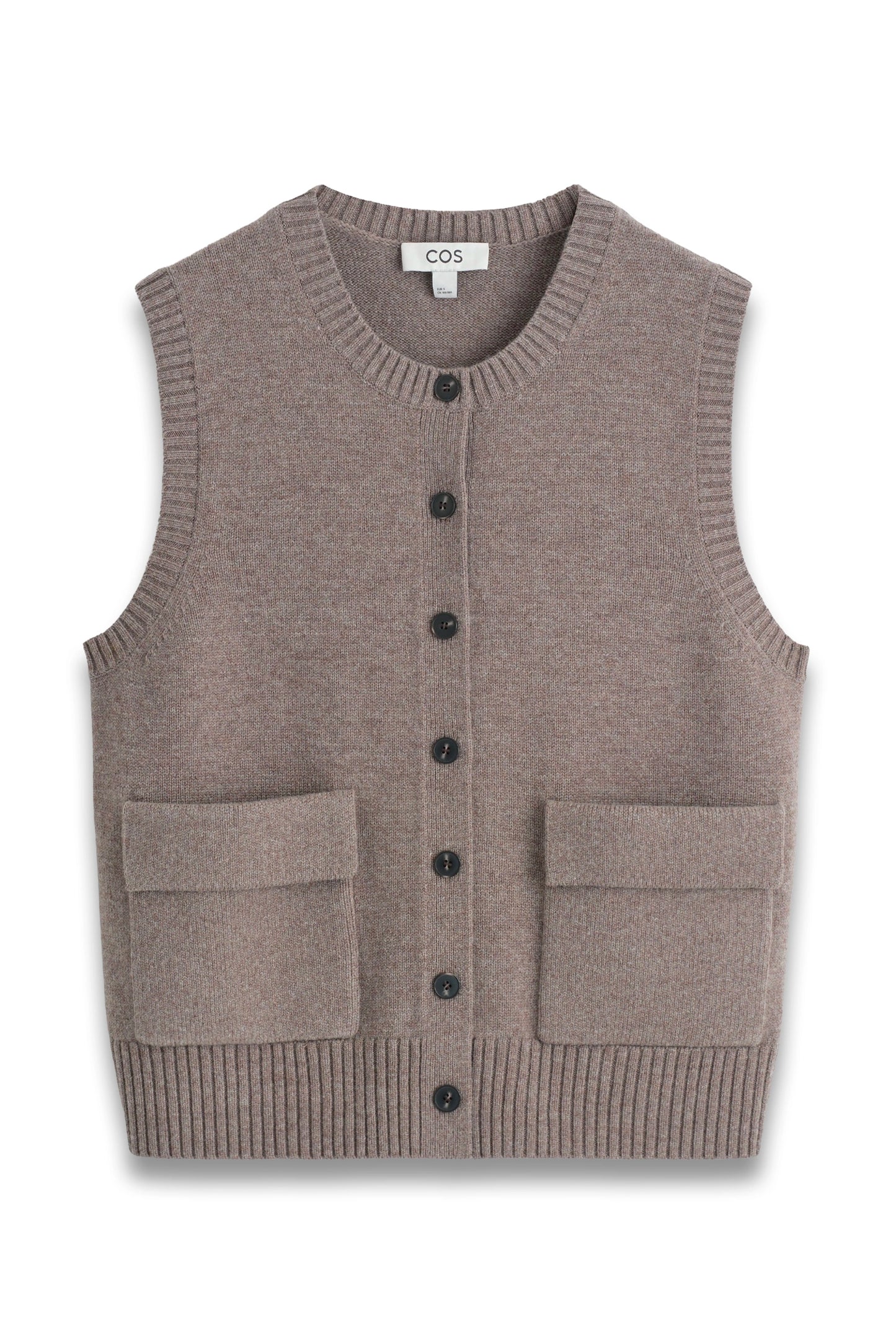 Merino Wool Buttoned Vest