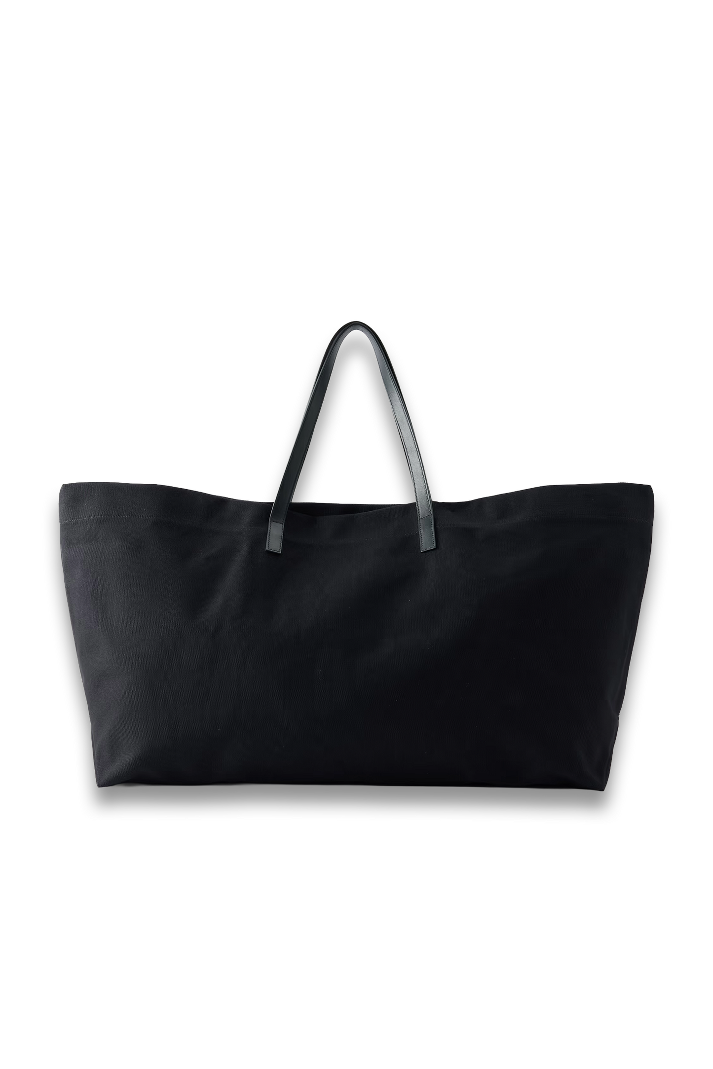 Cottage Leather-trimmed Canvas Tote