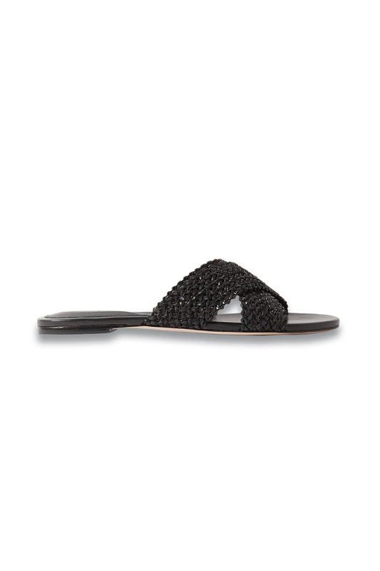 Crocheted Leather Sandals