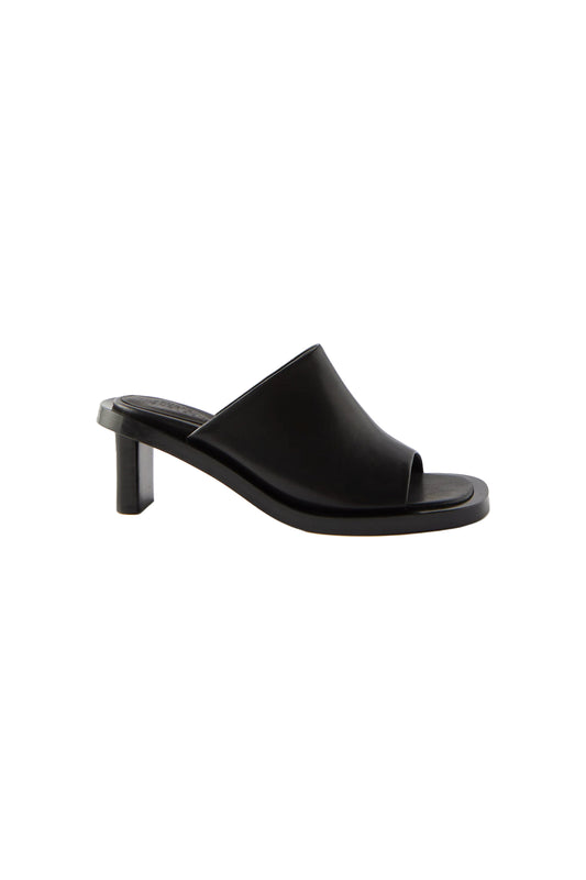 Cube Leather Mules