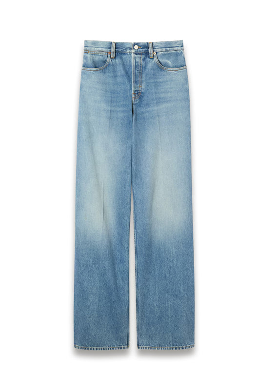 Wide Leg Denim Pants