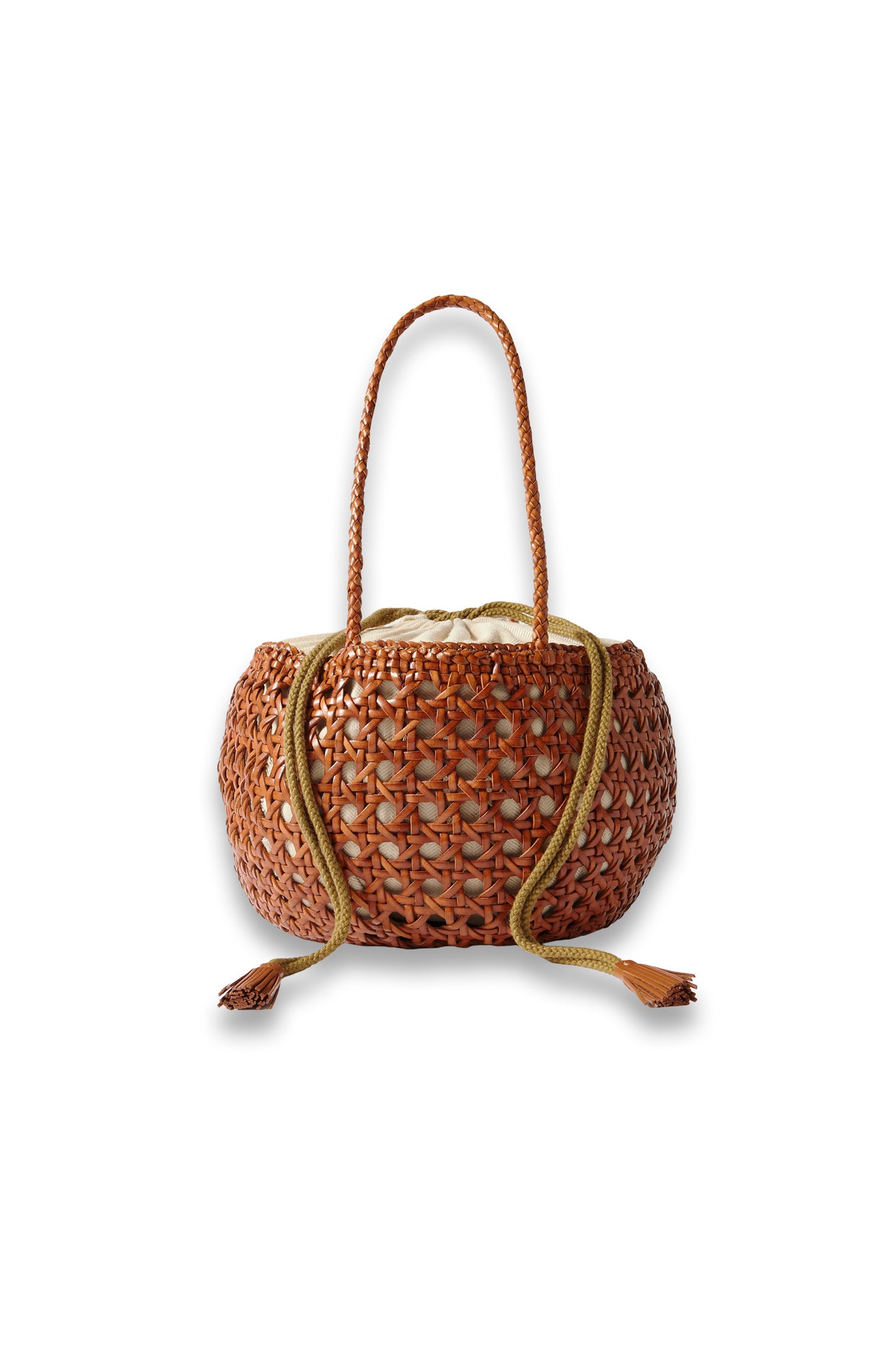 Juventus woven leather tote