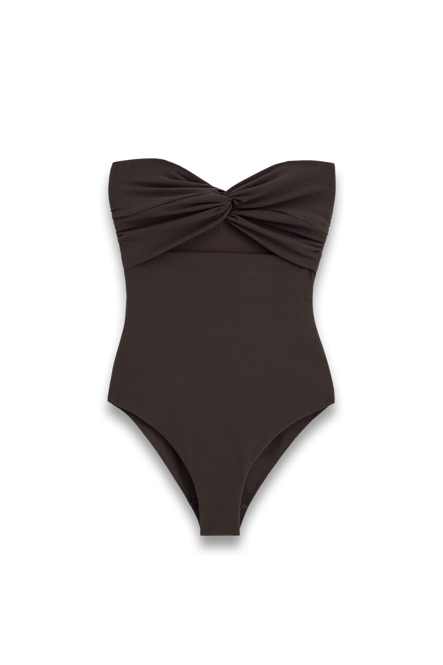 Twisted Textured Cutout Swimsuit