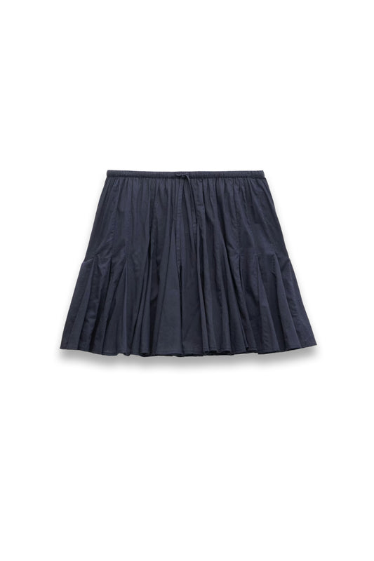 Bloom Godet Cotton Voile Mini Skirt