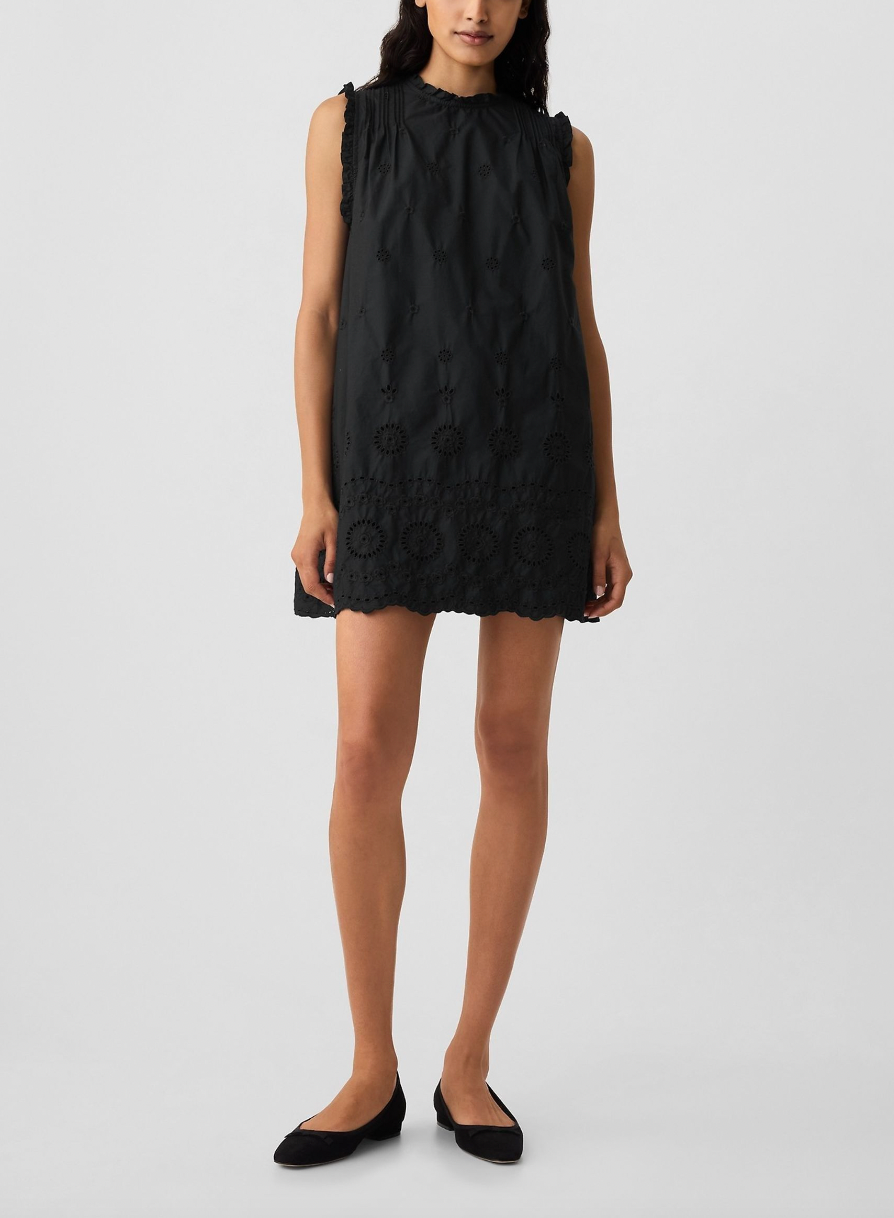 DÔEN Eyelet Mini Dress