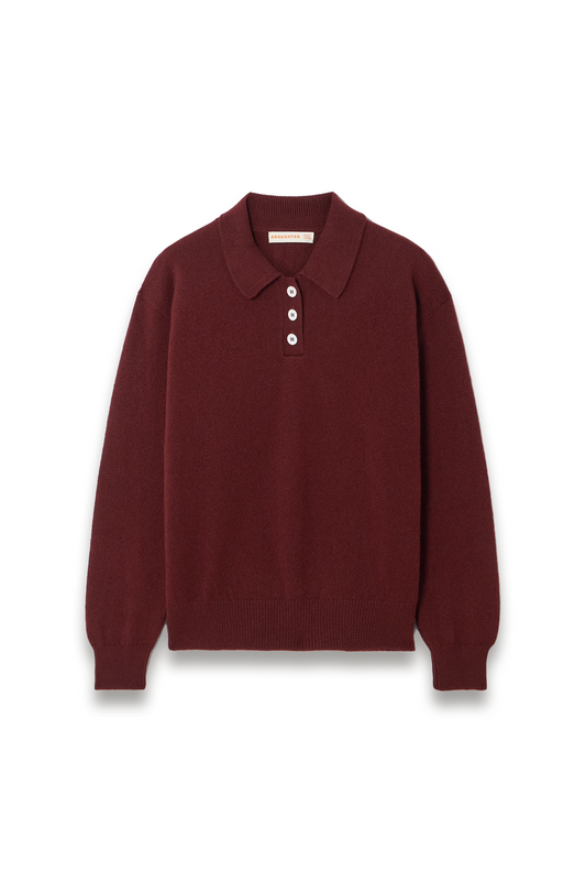 Edith Wool Polo Sweater