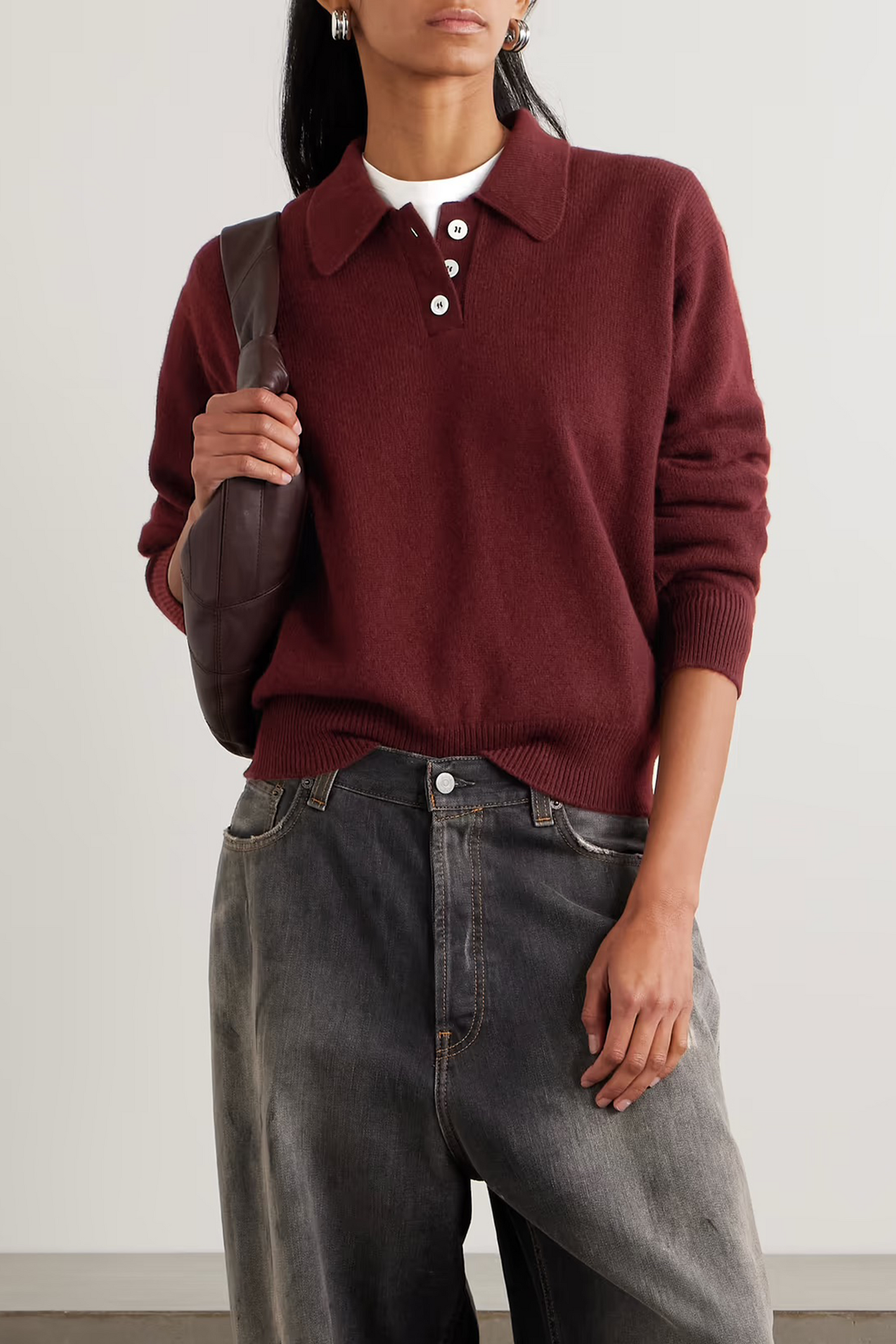 Edith Wool Polo Sweater