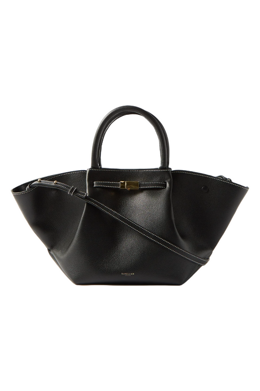New York Midi Grained-leather Cross-body Bag