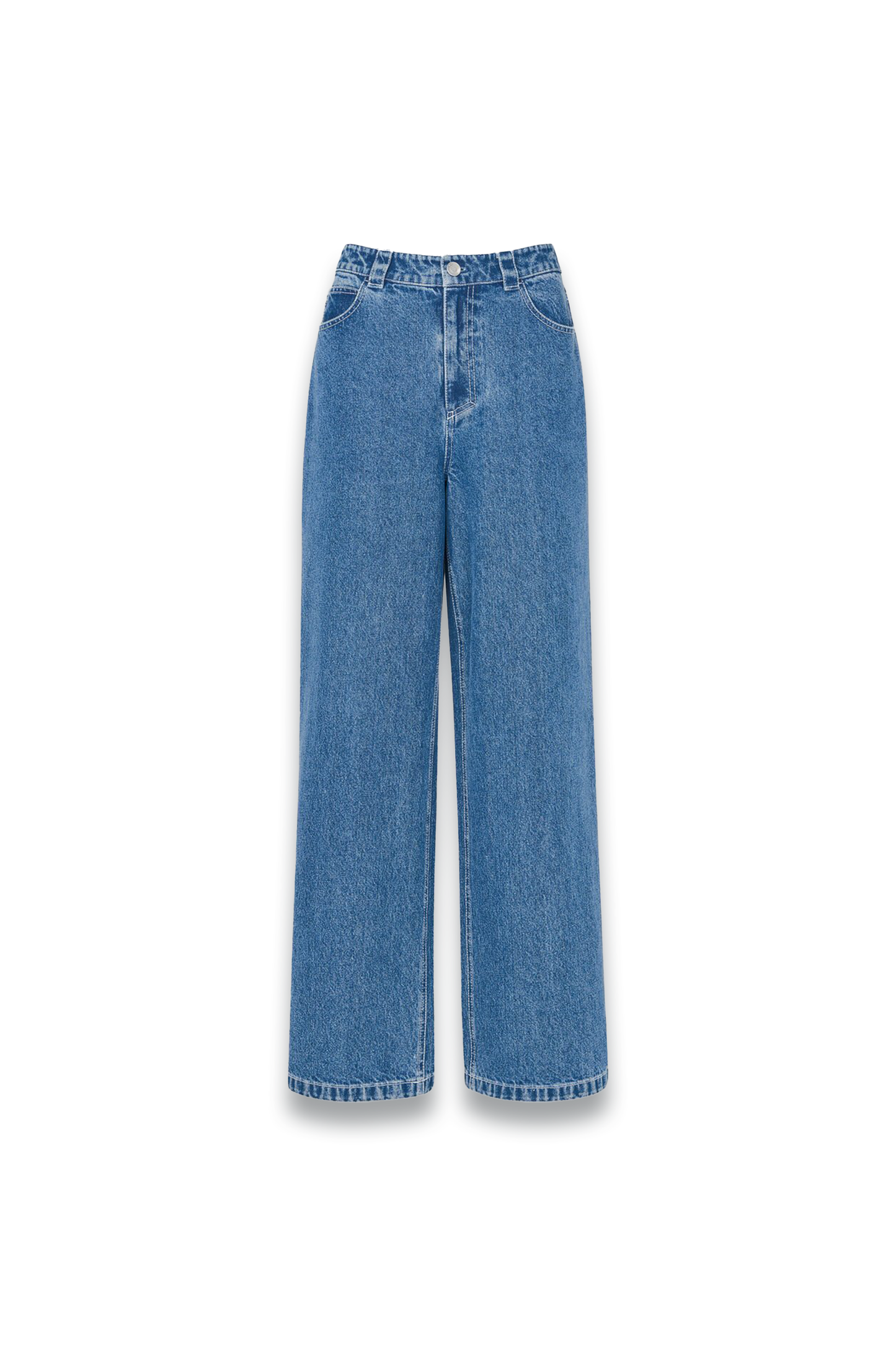 Denim Relaxed Straight Leg Jean