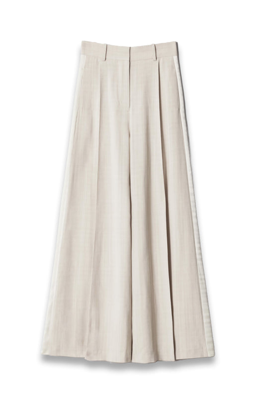 Wide Press-Crease Trousers
