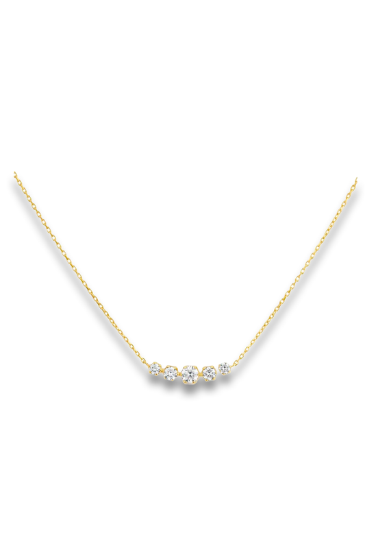 Elyhara Diamond Scoop Necklace