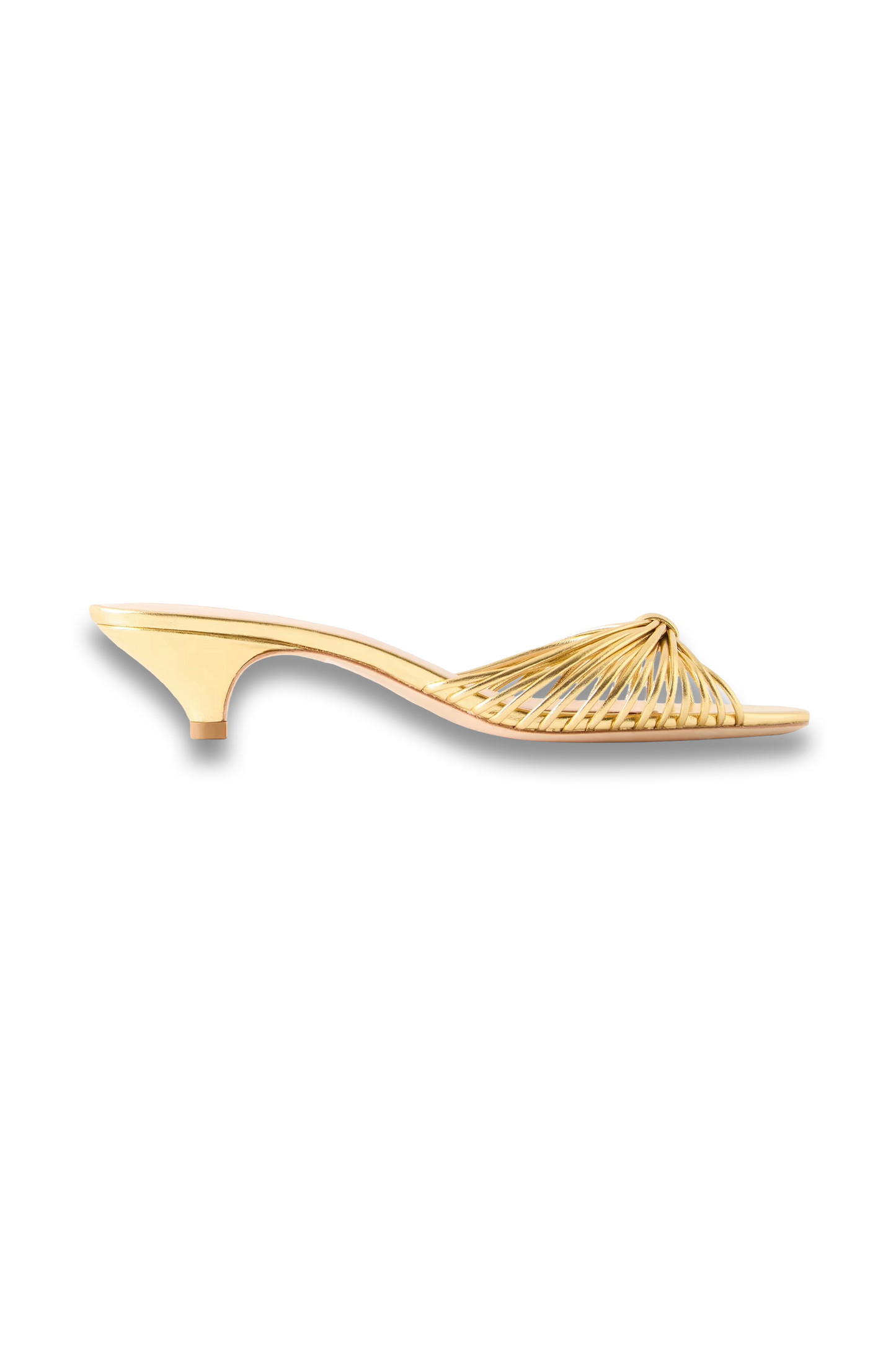 Dixie 40 Metallic Leather Mules
