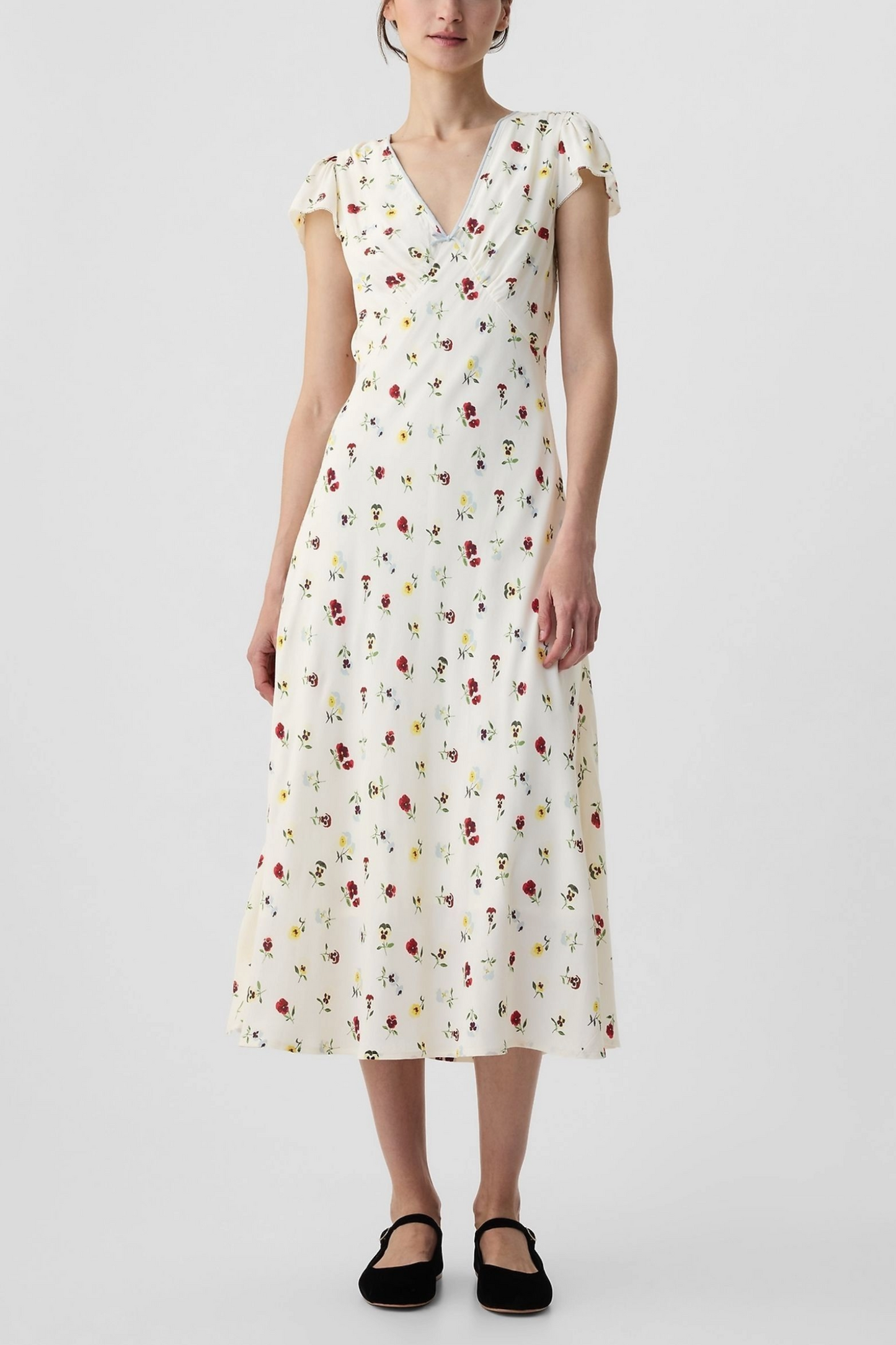 DÔEN Floral Midi Dress