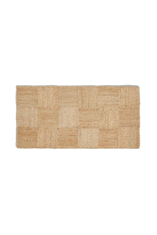 Check Jute Doormat