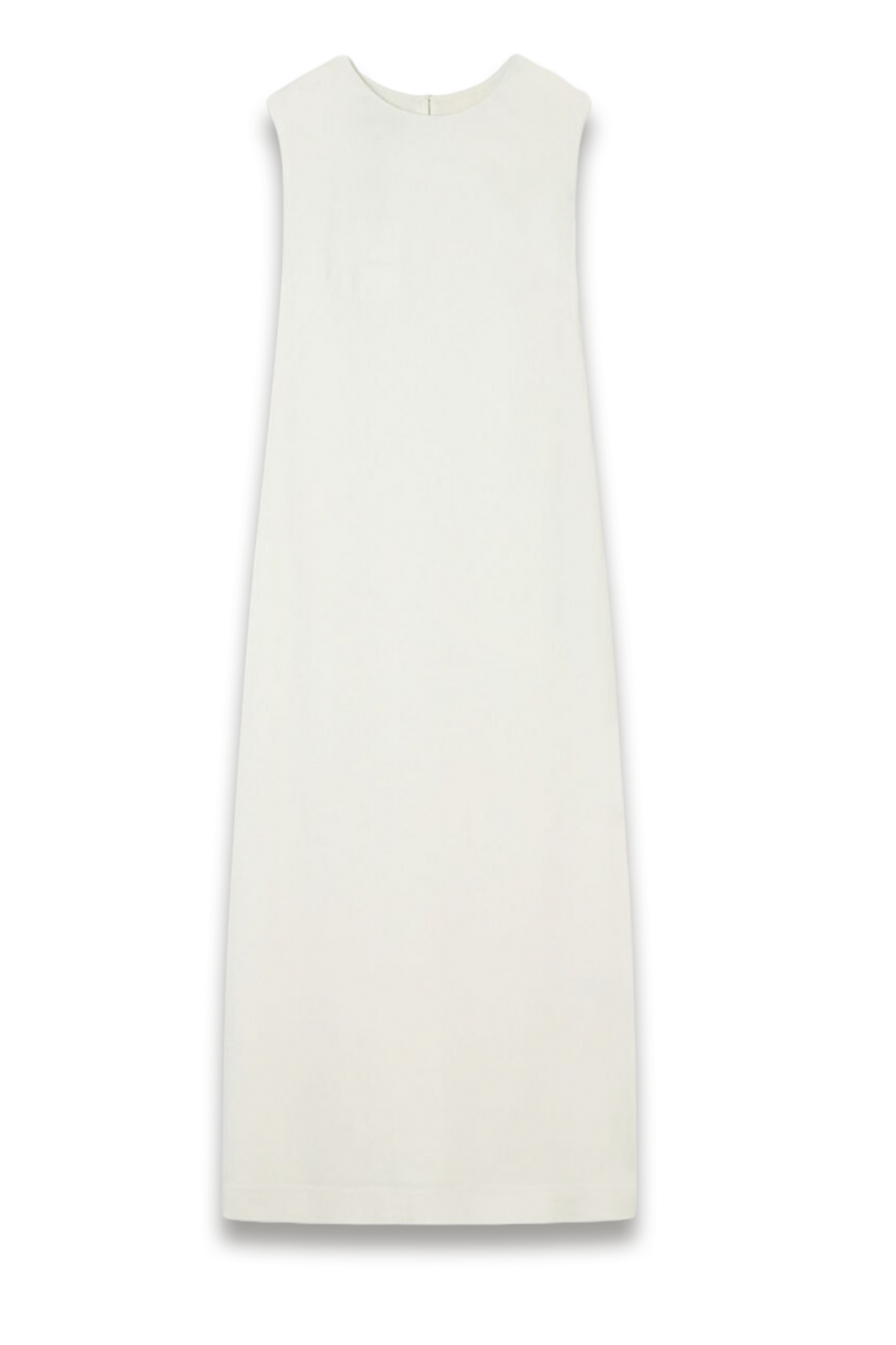 Ivory Fringe Back Midi Dress