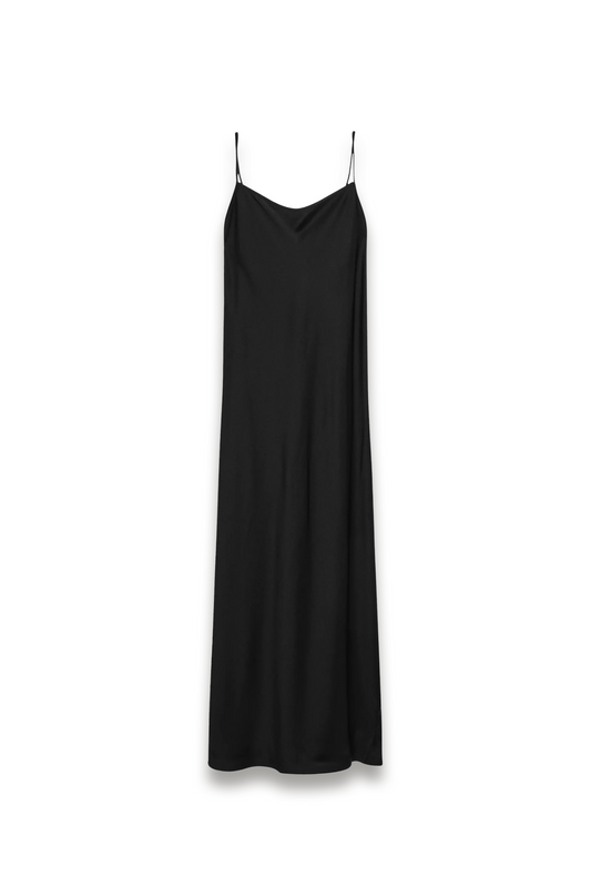 Long Crepe Camisole Dress