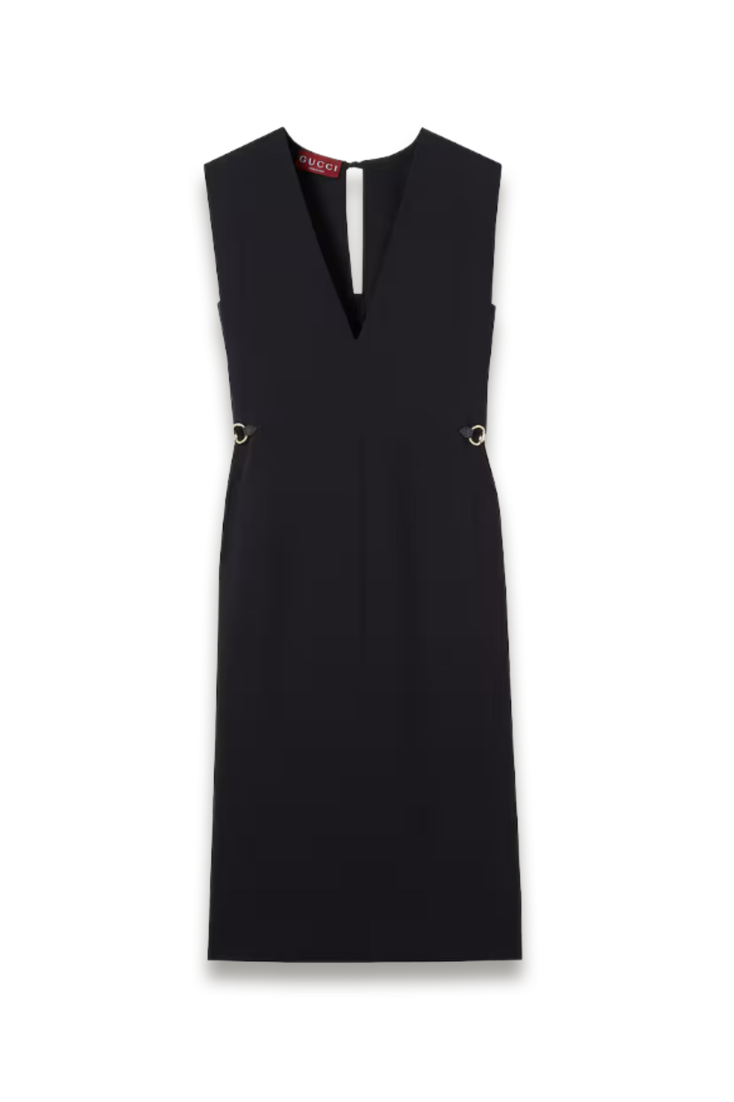 Satin dress with Horsebit