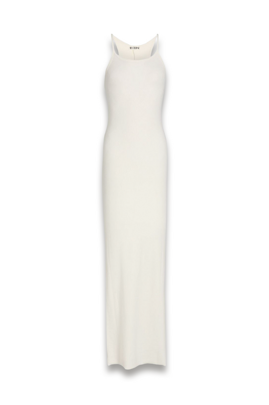 Ribbed Jersey Maxi Dress
