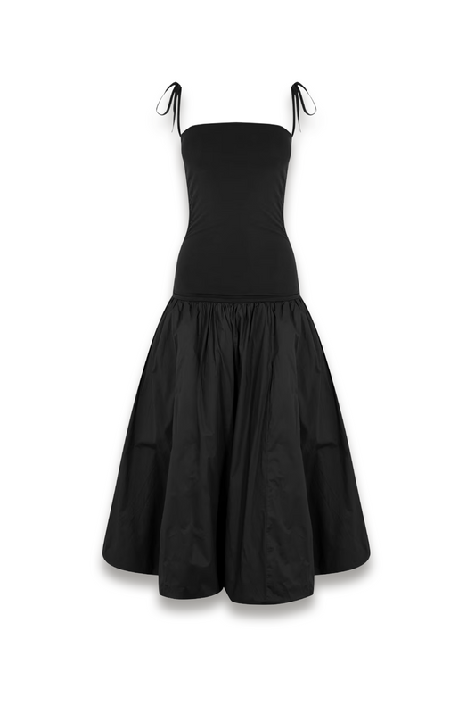 Alexa Shoulder Tie Ultra Mini Peplum Dress