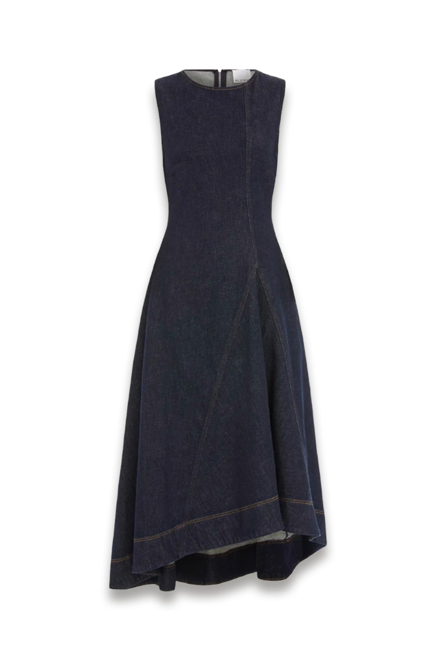 Liberty Sleeveless Denim Midi Dress